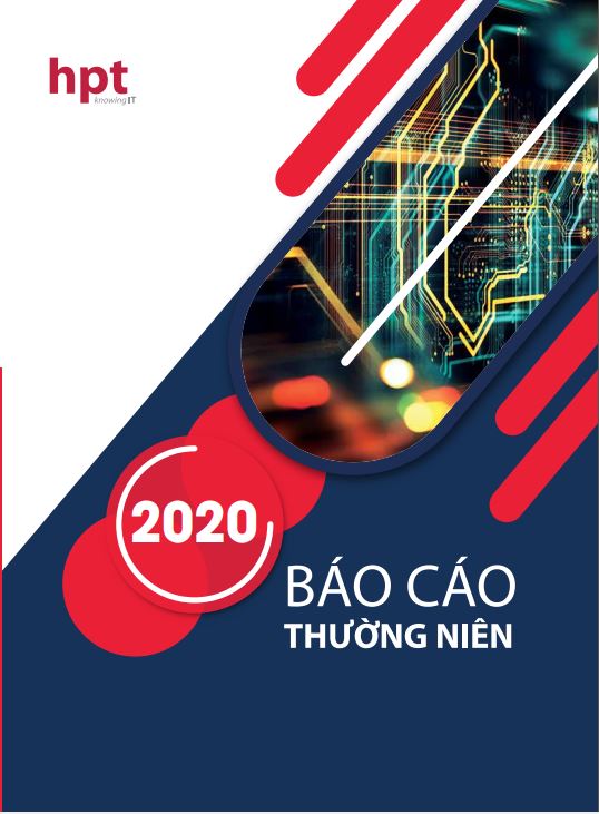 Bìa Báo cáo thường niên 2020 của HPT